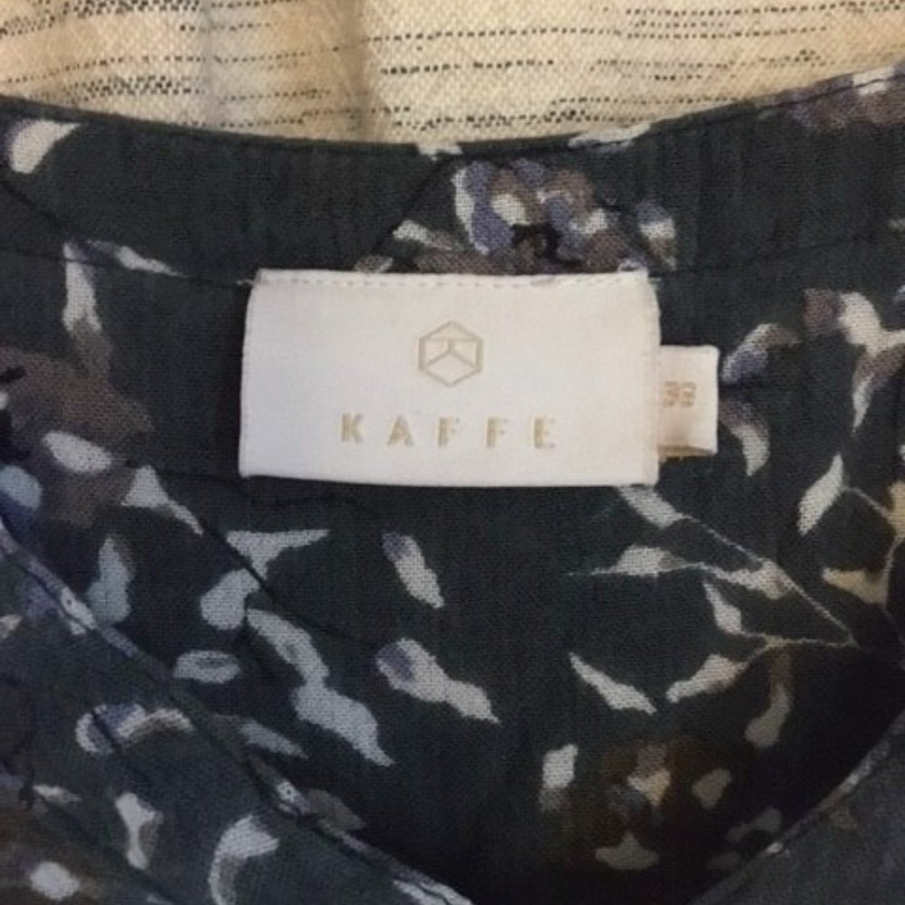 Kaffe Danish Design Anneli Floral Tunic Long Sleeve Peasant Top - Picture 13 of 13
